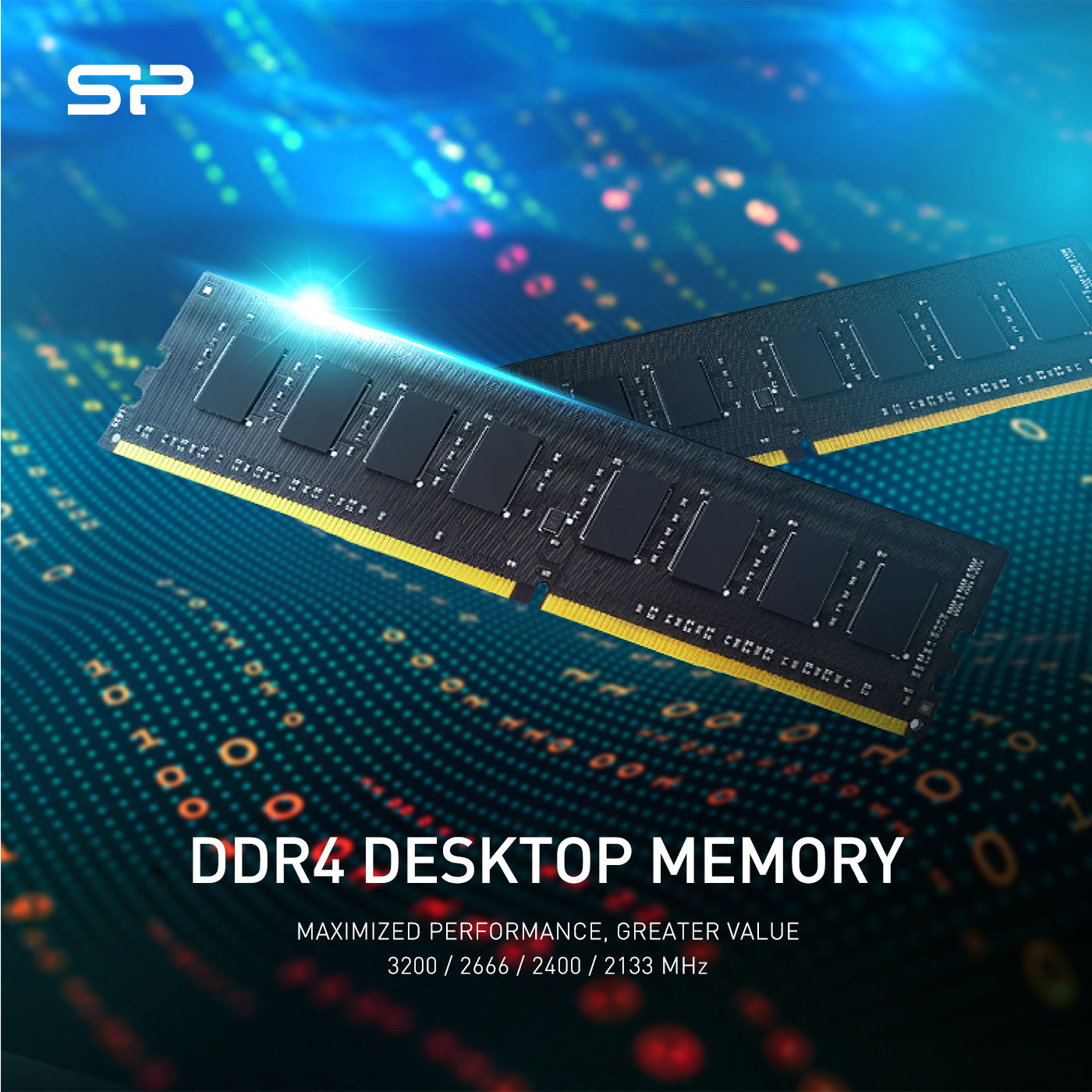 Silicon Power DDR4 3200MT/s (PC4-21300) 32GB Single Pack 1.2V Desktop UDIMM