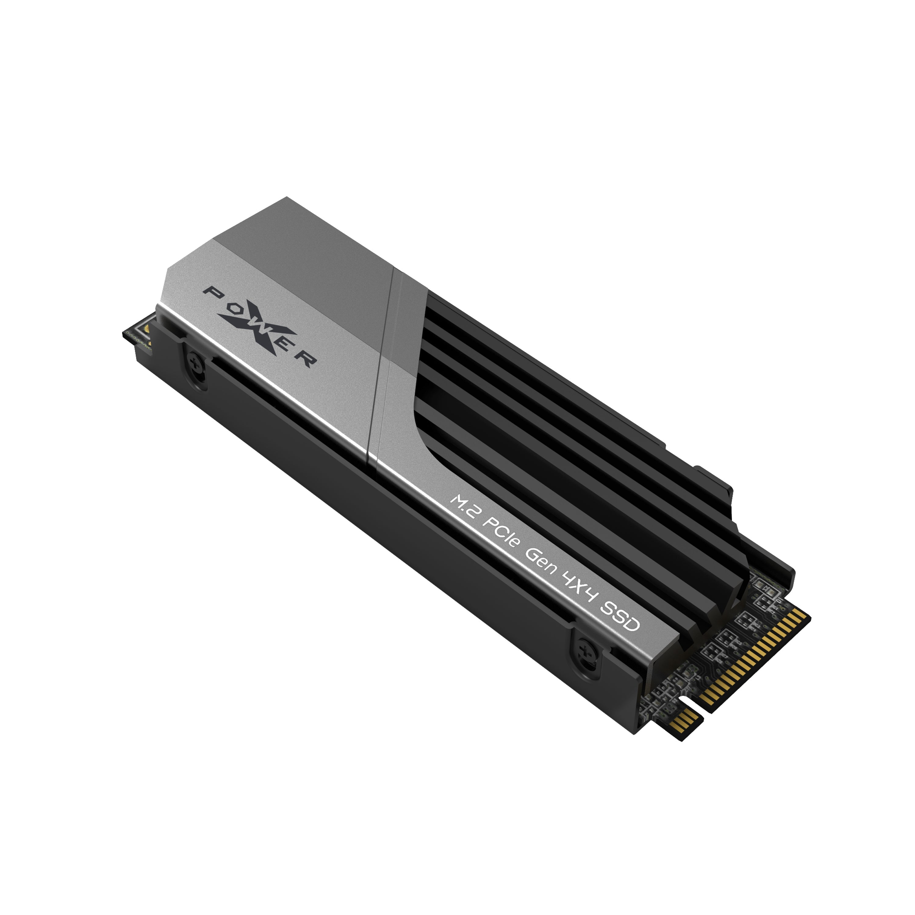 Silicon Power XS70 1TB-4TB NVMe PCIe Gen4x4 M.2 2280 interne Solid State Drive, kompatibel mit PS5