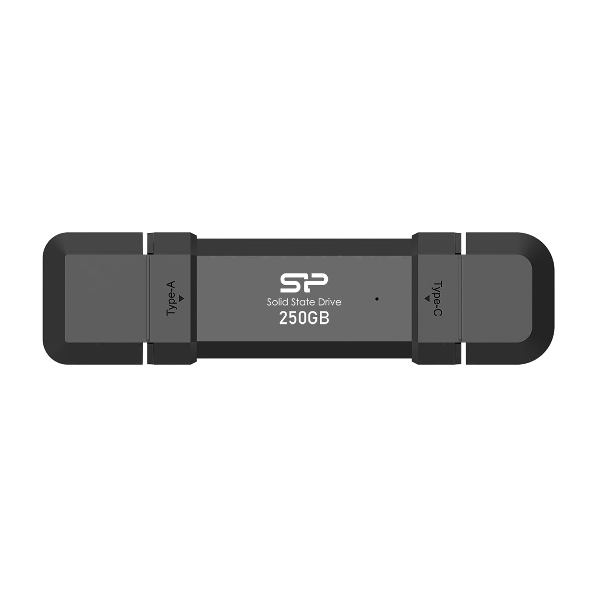 Silicon Power 500GB DS72 Dual USB-C/USB-A 3.2 Gen 2 Tragbare externe SSD, Steam Deck und iPhone 15 Pro