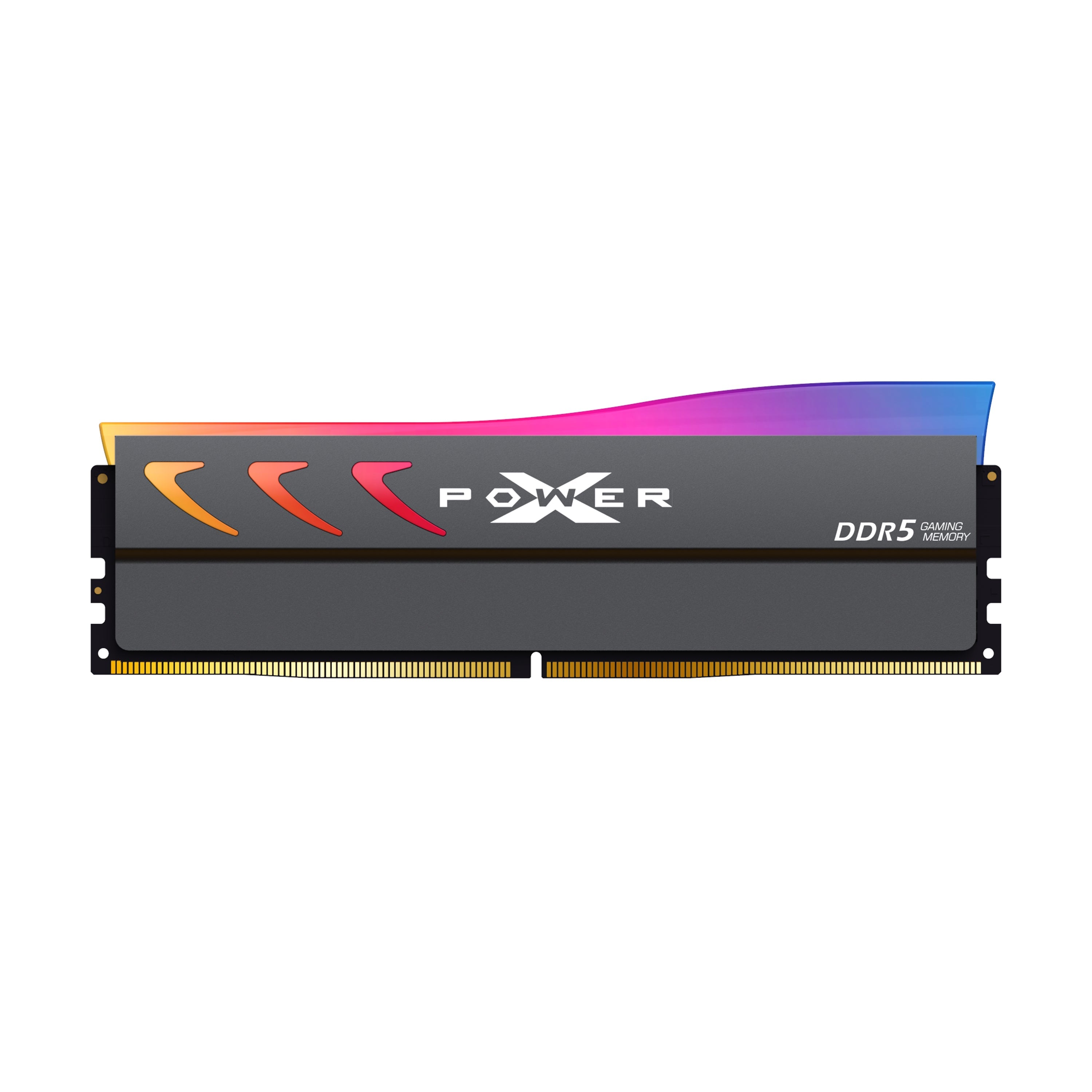 Silicon Power Storm RGB DDR5 6000MT/s (PC5-48000) CL36 32GB Einzelpack 1.35V Desktop Unbuffered DIMM [Grau/Weiß]