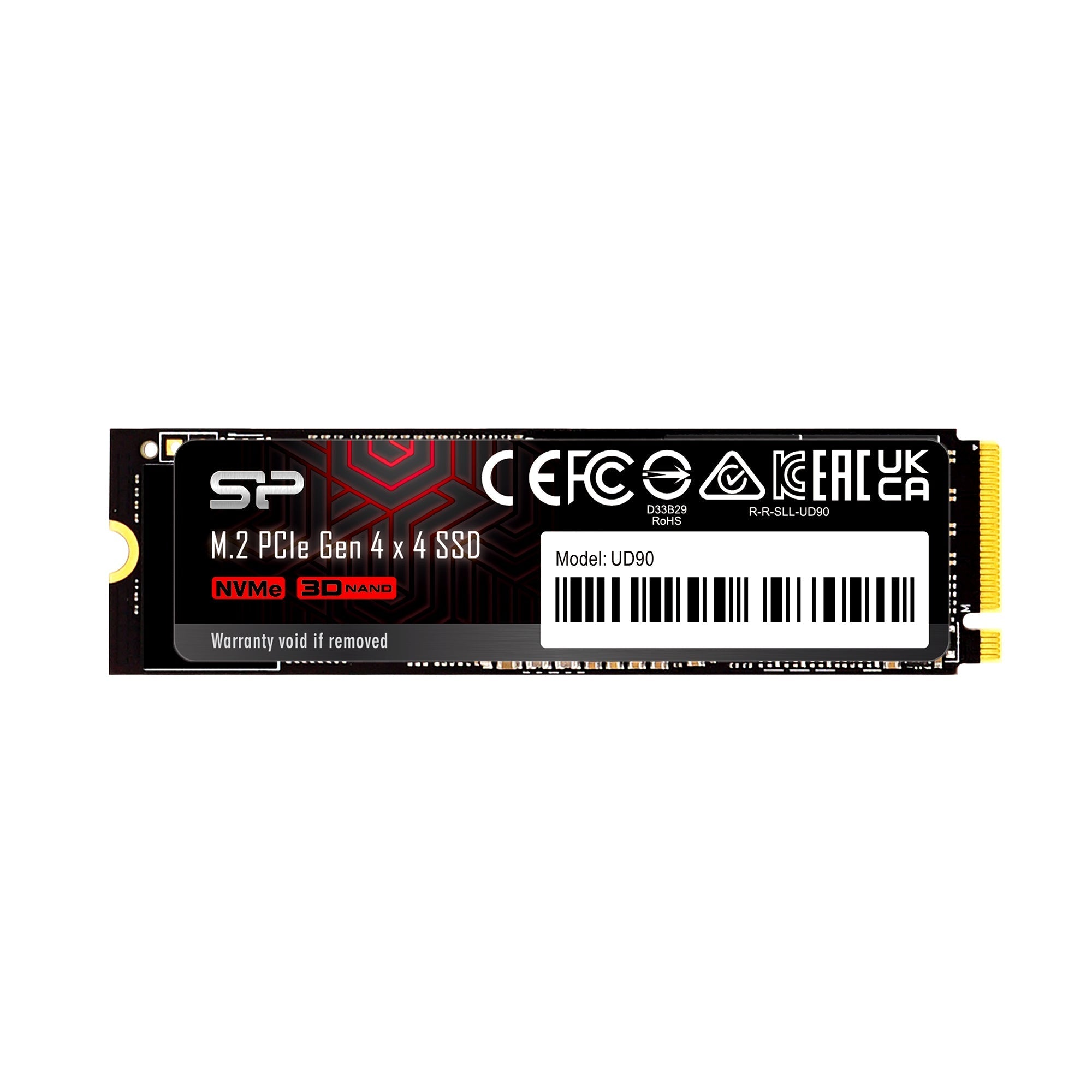 Silicon Power UD90 500GB-4TB PCIe Nvme Gen4x4 M.2 2280 Interne Solid State Drive