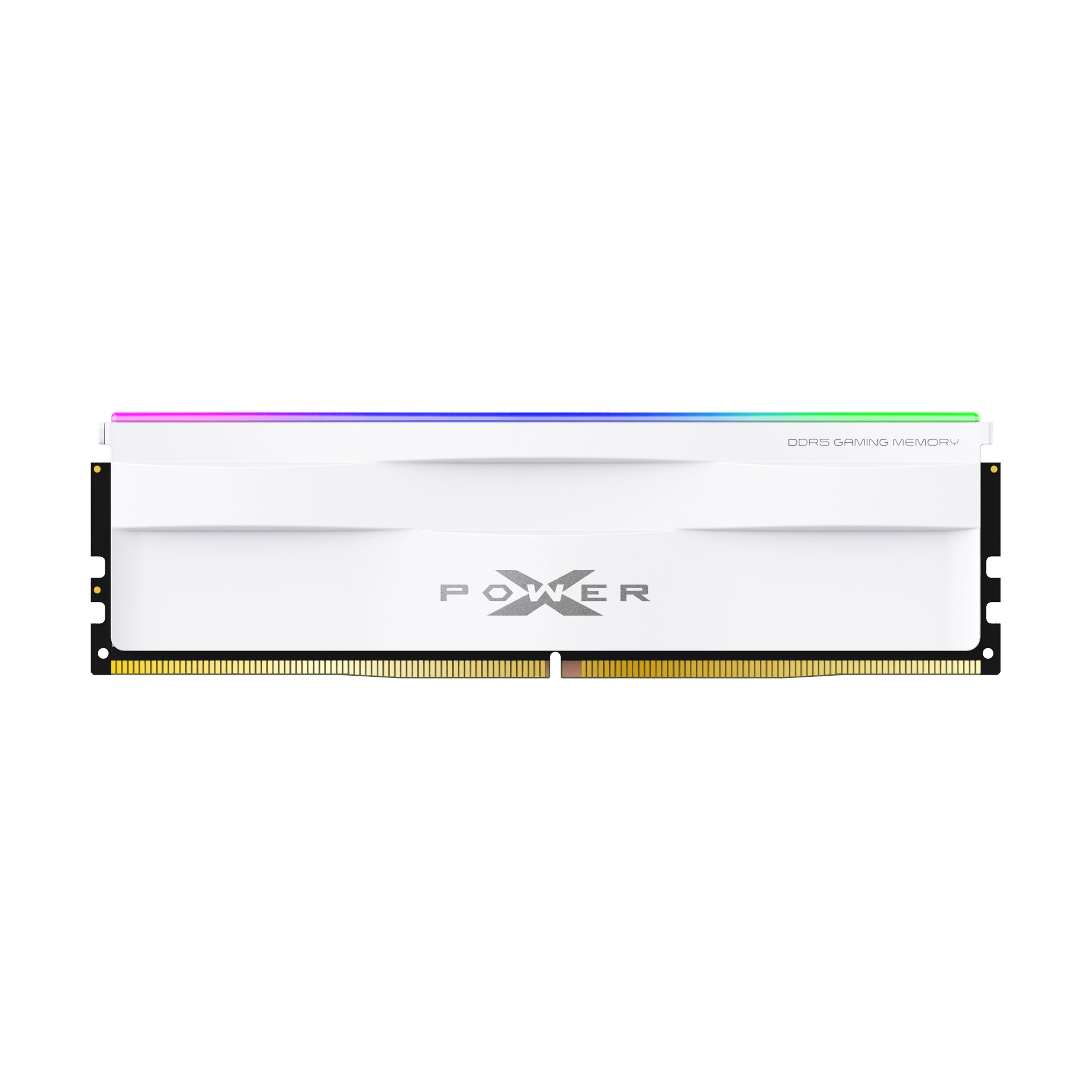 Silicon Power Zenith RGB DDR5 6000MT/s (PC5-48000) CL36 16GB(1x16GB) 1.35V Desktop Unbuffered DIMM [Schwarz/Weiß]