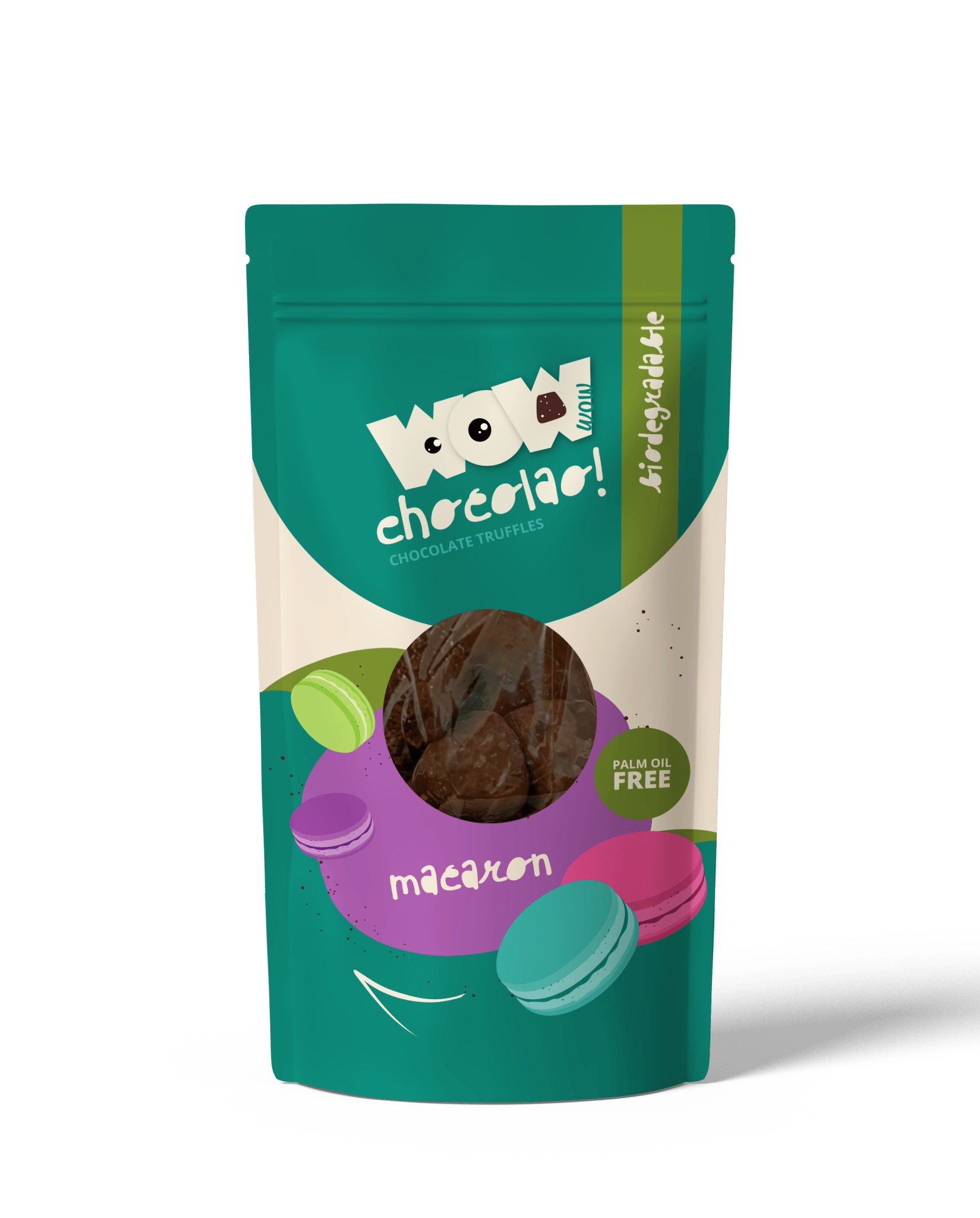 Makronen - 200g Biologisch abbaubarer Beutel