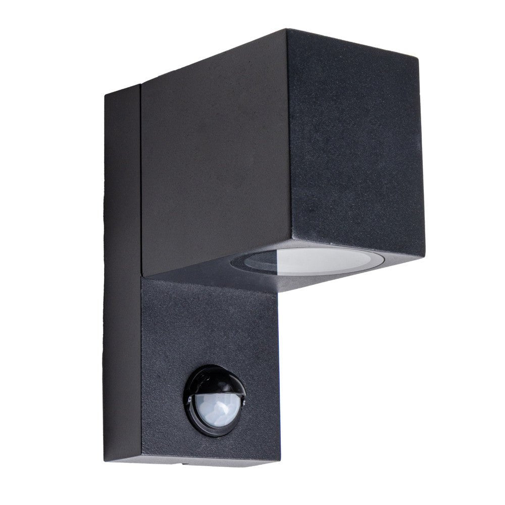 NØRD Down Sensor - Aluminium - 1xGU10 - Zwart - IP44