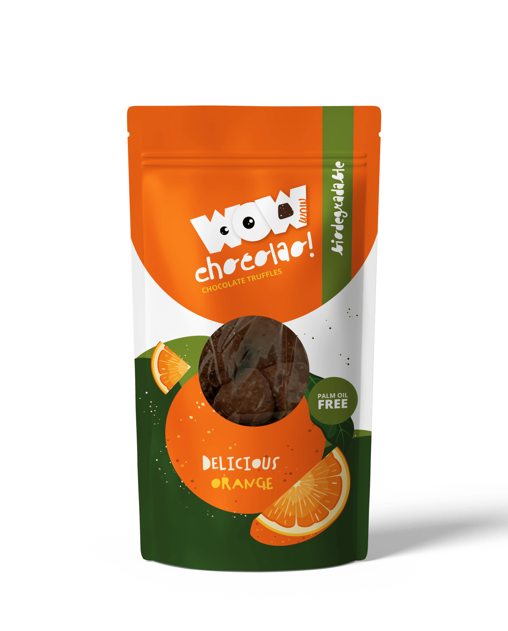 Orange - 200g Biologisch abbaubare Tüte